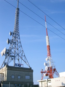 枕木山　テレビ塔